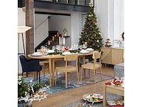 Eikenhouten stoel - lichthout (x5) - afbeelding 7 van  8