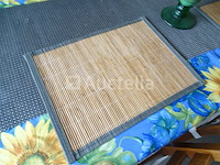 Eikenhouten tafel + 6 stoelen - afbeelding 3 van  12