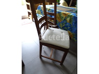Eikenhouten tafel + 6 stoelen - afbeelding 8 van  12