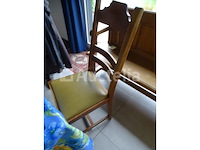 Eikenhouten tafel + 6 stoelen - afbeelding 10 van  12