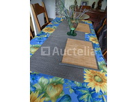 Eikenhouten tafel + 6 stoelen - afbeelding 12 van  12