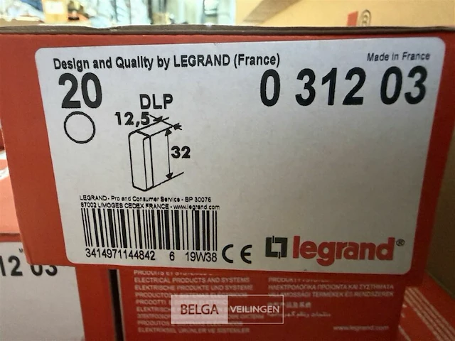 Einddeksel legrand dlplus (20 st/doos-24 dozen) - afbeelding 6 van  7