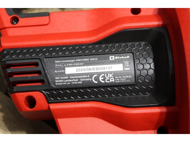 Einhell accubladblazer/stofzuiger - afbeelding 5 van  7