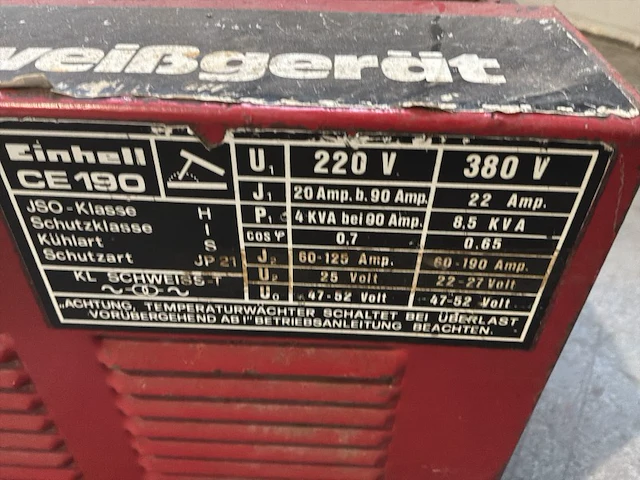 Einhell ce190 elektrodelasapparaat - afbeelding 6 van  6