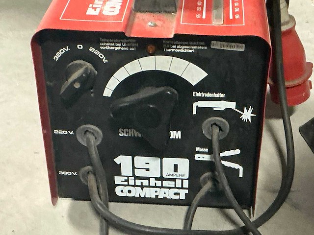 Einhell compact 190 elektrode lasapparaat - afbeelding 2 van  7