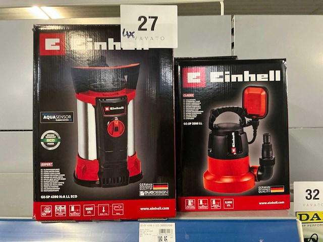 Einhell diverse dompelpompen (4x) - afbeelding 1 van  2