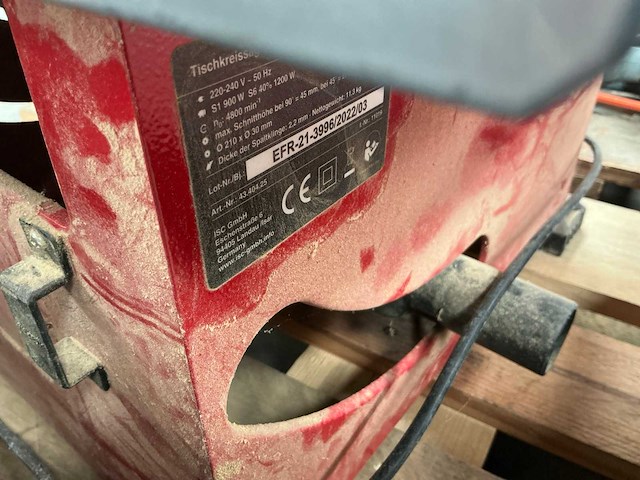 Einhell efr21-3996-2022 cirkelzaagmachine - afbeelding 3 van  3