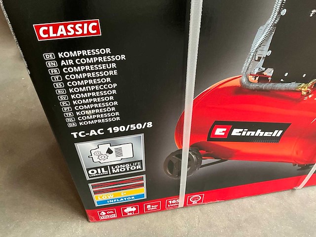 Einhell tc-ac 190/50/8 compressor - afbeelding 4 van  8
