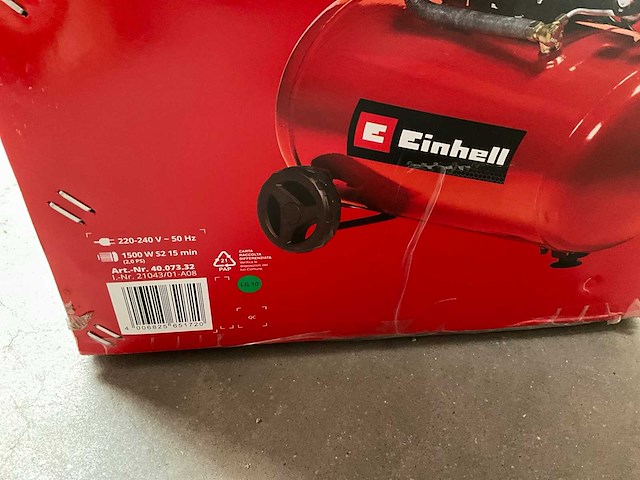 Einhell tc-ac 190/50/8 compressor - afbeelding 8 van  8