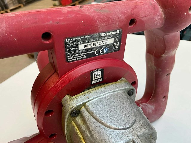 Einhell tc-mx 1400e industriële menger - afbeelding 4 van  4