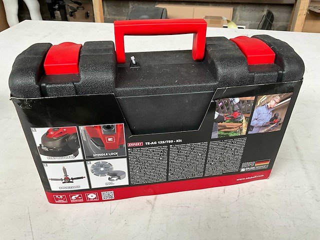 Einhell te-ag 125/750-kit haakse slijpmachine 750w - afbeelding 3 van  4