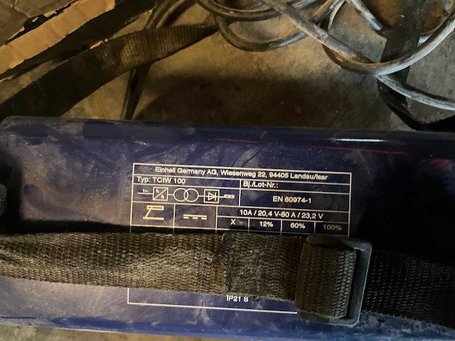 Einhell topcraft tciw 100 lastoestel - afbeelding 7 van  9