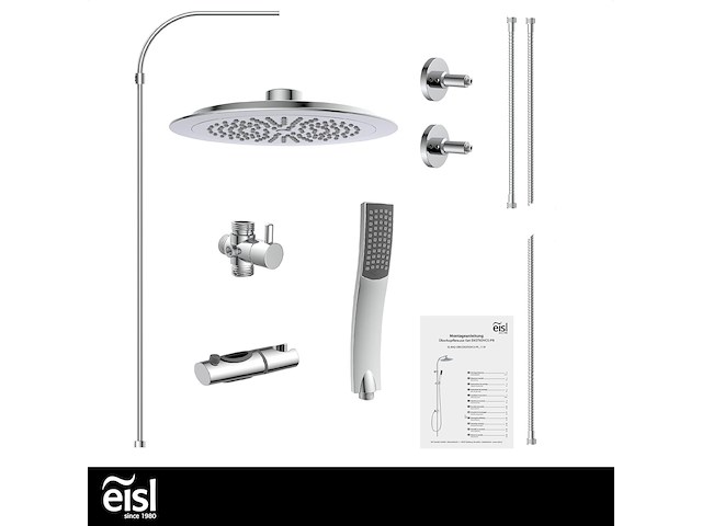 Eisl stiloval doucheset met regendouche - afbeelding 4 van  6