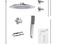 Eisl stiloval doucheset met regendouche - afbeelding 4 van  6