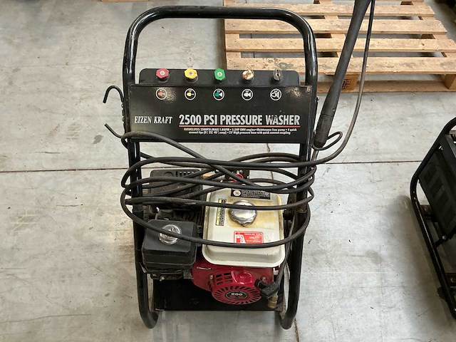 Eizen kraft 2500 psi hogedrukreiniger benzinemotor - afbeelding 1 van  4