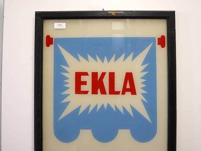 Ekla glazen vintage reclame - afbeelding 2 van  6