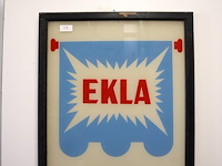 Ekla glazen vintage reclame - afbeelding 2 van  6
