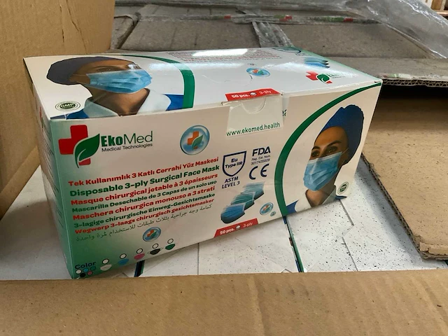 Ekomed mondmaskers - afbeelding 3 van  5