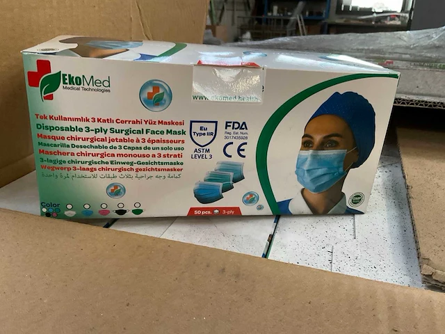 Ekomed mondmaskers - afbeelding 4 van  5