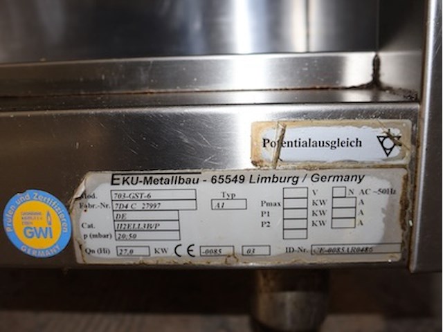 Eku gasfornuis - afbeelding 6 van  6