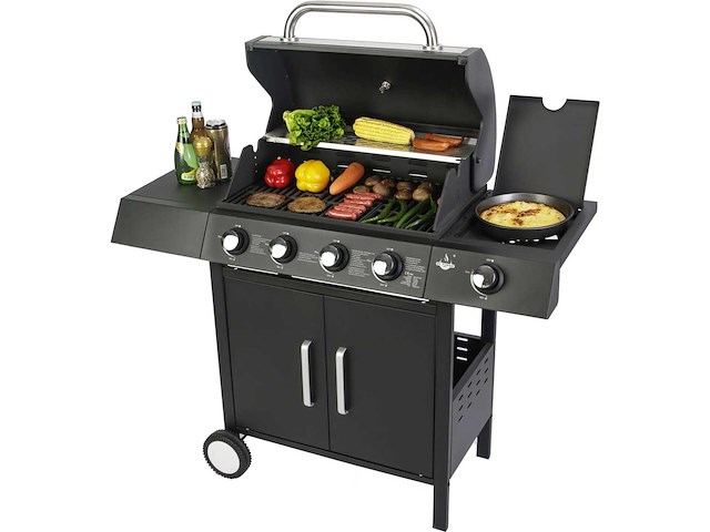 El fuego "san angelo" 4+1 roestvrijstalen gasgrille - afbeelding 4 van  9