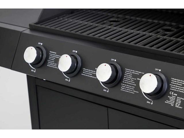 El fuego "san angelo" 4+1 roestvrijstalen gasgrille - afbeelding 3 van  4