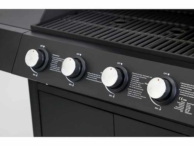 El fuego "san angelo" 4+1 roestvrijstalen gasgrille - afbeelding 7 van  8