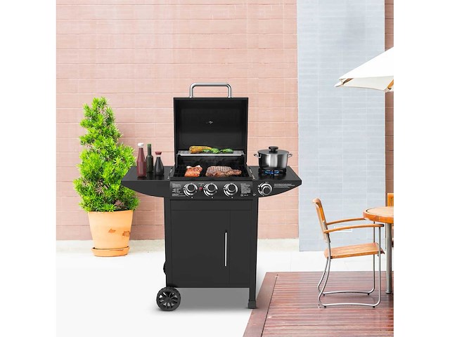 El fuego® "san francisco 3+1" gasgrill ay5632 - afbeelding 1 van  8