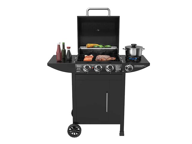 El fuego® "san francisco 3+1" gasgrill ay5632 - afbeelding 3 van  8