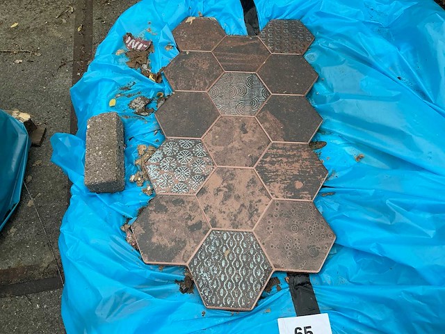 El molino hive cobre vloertegel (90x) - afbeelding 1 van  3