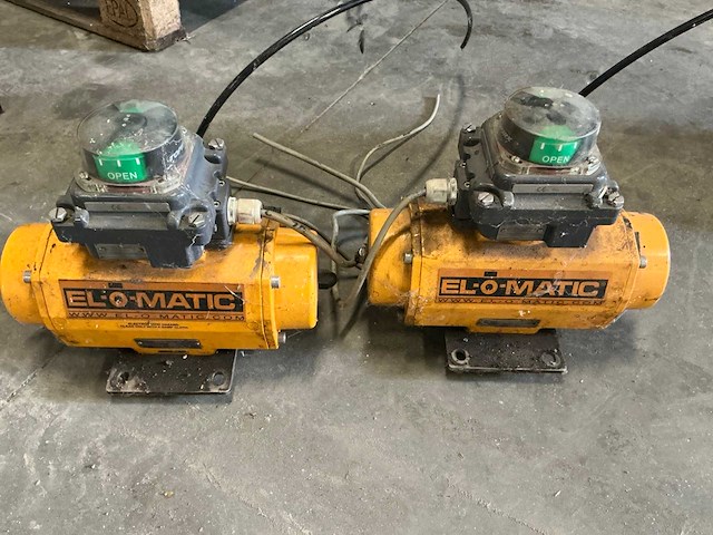 El-o-matic eso200 pneumatische actuator (2x) - afbeelding 1 van  3