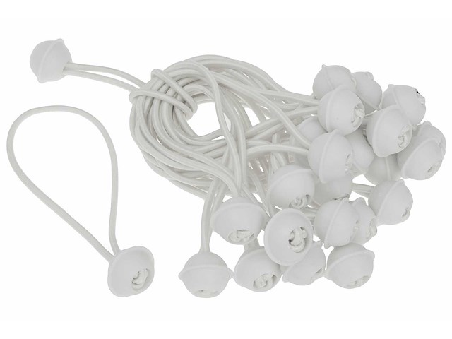 Elastiek met balletje per 25 (25 sets) - afbeelding 1 van  1