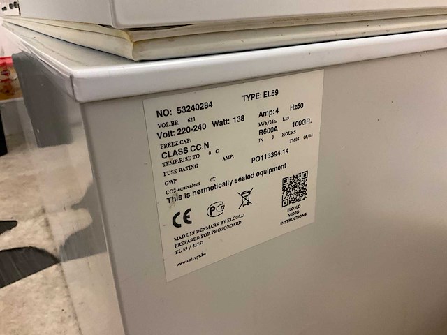 Elcold el59 vrieskist - afbeelding 5 van  6