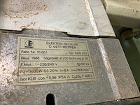 Electra beckum kgs250 radiaalafkortzaagmachine - afbeelding 4 van  4