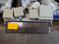 Electriciteitskast 40 x 60cm +3 opbouwstopcontacten + 1 opbouw contact 3 fase - afbeelding 3 van  5
