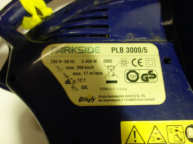 Electrische bladblazer -zuiger - afbeelding 2 van  2