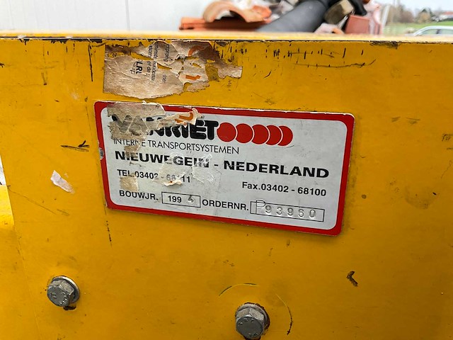 Electrische draai / sorteer tafel vanriet 1999 - afbeelding 8 van  8