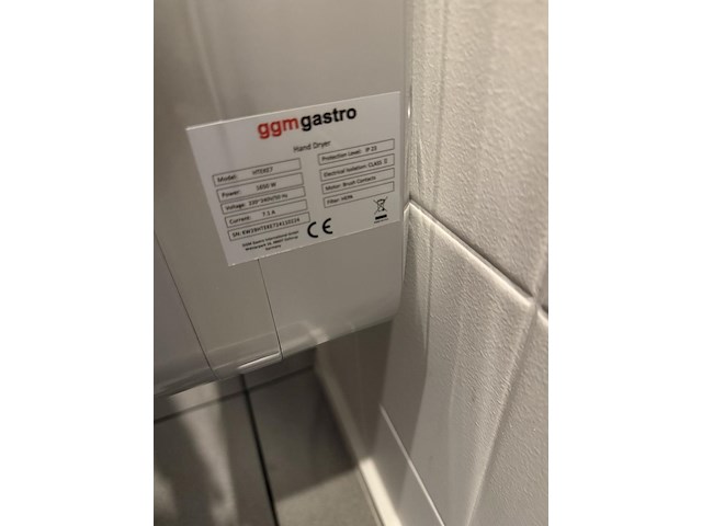 Electrische handdroger ggm - afbeelding 6 van  6
