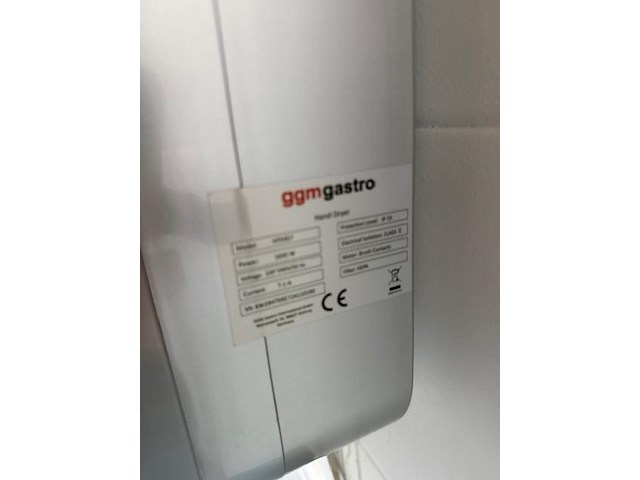 Electrische handdroger ggm - afbeelding 3 van  6