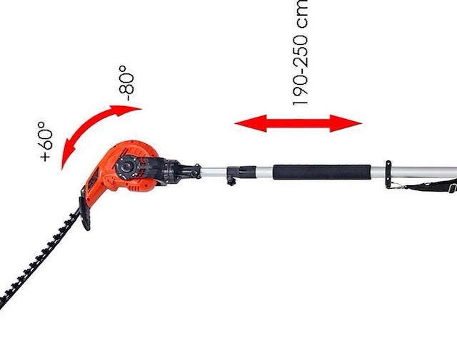 Electrische heggenschaar xxl - afbeelding 10 van  11