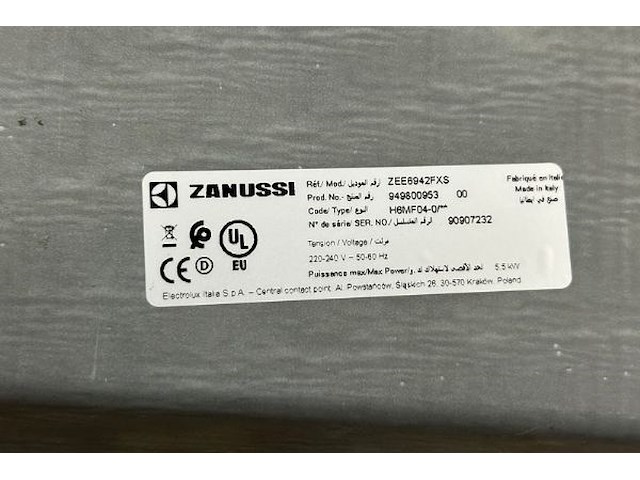 Electrische kookplaat zanussi - afbeelding 7 van  7