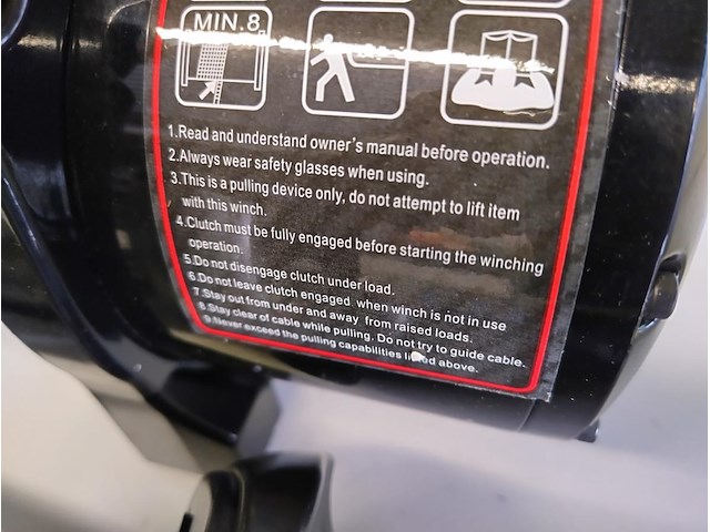 Electrische lier 12 volt 5800kg - afbeelding 4 van  15