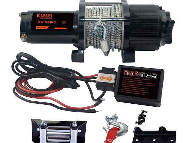 Electrische lier 1814kg 12v - afbeelding 1 van  6