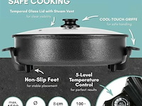 Electrische pizza pan 42cm - afbeelding 2 van  6