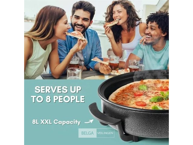 Electrische pizza pan 42cm - afbeelding 3 van  6