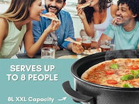 Electrische pizza pan 42cm - afbeelding 3 van  6