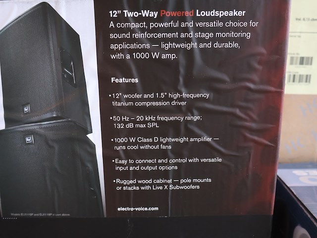 Electro voice speaker - afbeelding 4 van  4