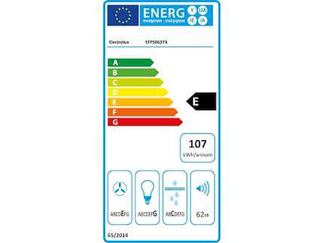 Electrolux - efp50637x - afzuigkap - afbeelding 4 van  7