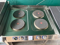 Electrolux 4-spit fornuis rvs elektrisch - afbeelding 2 van  3