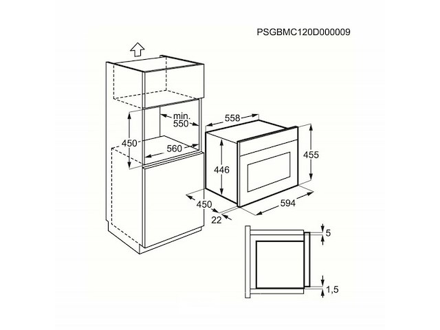Electrolux emt382190x - afbeelding 2 van  2